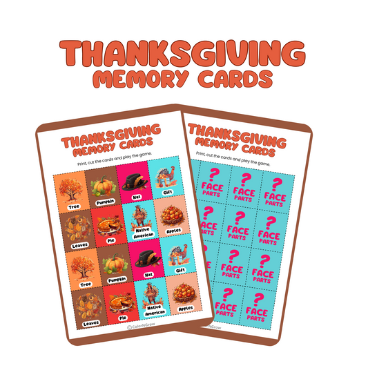 Memory cards - Thanksgiving